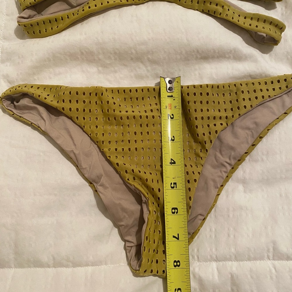 Acacia swimwear Yellow Eyelet Bikini Set - Picture 9 of 10